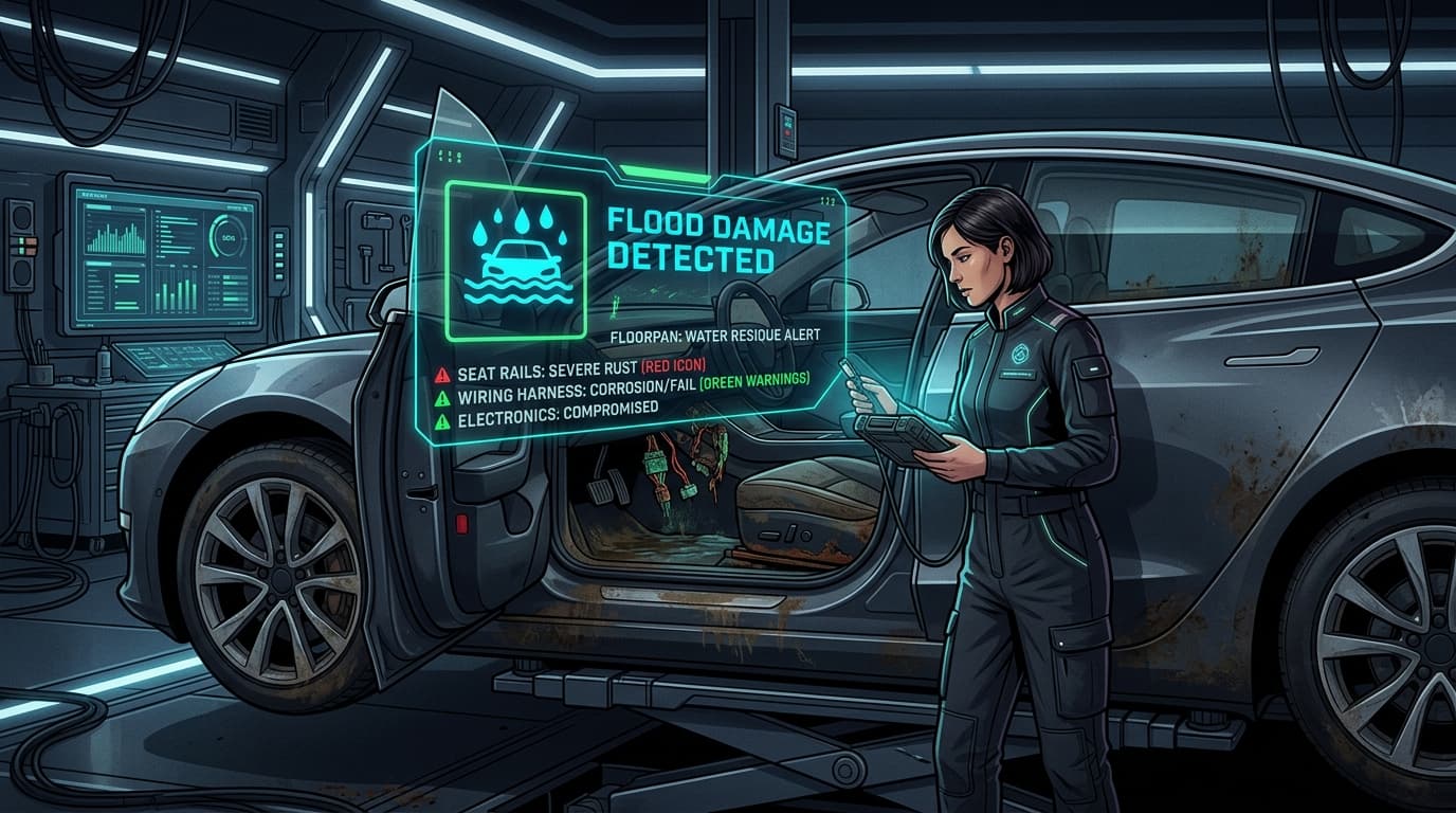 How to Spot a Flood Damaged Car: Hidden Rust, Mildew, and Electrical Failures