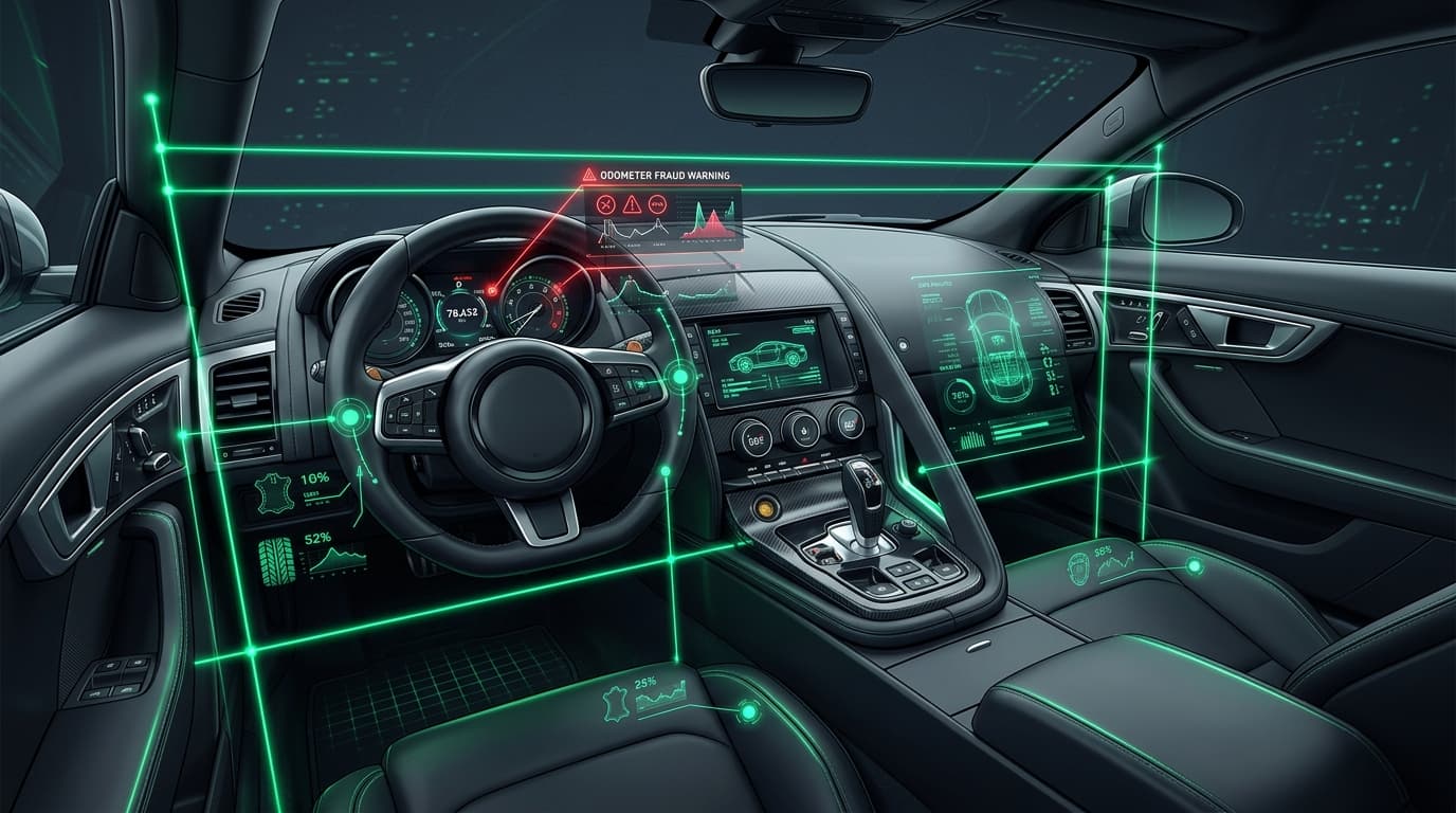 Interior Clues: Using Visual AI to Spot Odometer Fraud in Used Cars via Wear-and-Tear Analysis